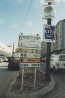 Obras de beneficiação na Rua Dona Maria II, em Dona Maria.