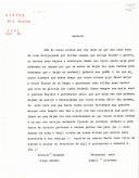 Carta do juiz, vereadores e provedor da vila de Sintra dirigida à rainha Dona Catarina, a propósito da sua renúncia ao governo do reino em favor do cardeal D. Henrique.