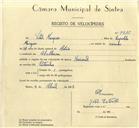 Registo de velocípede de marca Nacional, com o nº 9932, em nome de Vital Marques, morador em Abelheira.