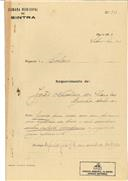 Construção de uma capela nas Azenhas do Mar em nome de João Nicolau dos Santos, com o Processo nº OB 373/1920, com a licença de construção nº 179 de 06/10/1920.