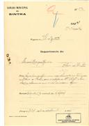 Construção de moradia em Ribeira de Sintra, em nome de Francisco Rodrigues Regueira, com o Processo OB nº 590 /1924, com a licença de construção nº 321 de 06/12/1924. 