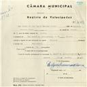 Registo de velocípede de marca Raleigh, com o nº 4356, em nome de Maria do Céu Jorge Moreira Jacob, morador em Rua André Albuquerque, nº 33, Sintra.