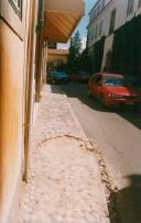 Uma rua na Vila Velha em Sintra.