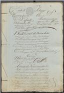 Feito cível de resíduos de testamento de Feliciano Manuel, morador em Lameiras, cujo testamenteiro foi a sua mulher Maria Domingues, morador no mesmo lugar.