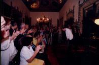Concerto de Janis Vakarelis durante o Festival de Musica de Sintra, no Palácio Nacional de Sintra.