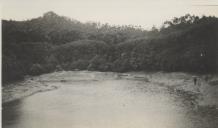 Vista parcial da Lagoa Azul na serra de Sintra.