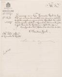 Ofício do Secretário Geral do Governo Civil de Lisboa, Eduardo Segurado, ao Administrador do Concelho de Sintra, pedindo que seja remetida a certidão de nascimento de Manuel do Nascimento, filho de João Peres de Sá Caldeira e de Matilde Maria.