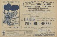 Programa do filme "Loucos Por Mulheres" com a participação dos Irmãos Marx, Ilona Massey, Vera-Ellen e Marion Hutton.