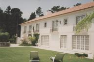 Fachada posterior da casa da tapada em Sintra.