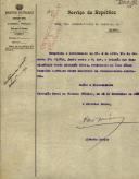 Ofício do Diretor Geral da Fazenda Pública, Alberto Xavier, ao Administrador do Concelho de Sintra, enviando a relação dos funcionários da Direção Geral, residentes no concelho, para serem inscritos no recenseamento eleitoral.