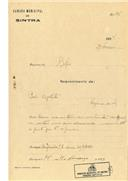Construção de uma casa abarracada em Fonte das Eiras, Agualva em nome de Carlos Batista, com o Processo OB nº 95/1924, com a licença de construção nº 94 de 31/03/1924
