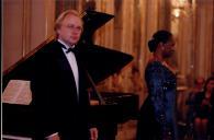 Concerto de Barbara Hendricks e Roland Pöntinen, durante o festival de música de Sintra na sala da música, no Palácio Nacional de Queluz.