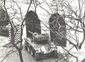 Chaimite estacionada em frente ao Convento do Carmo, em Lisboa, aquando da revolução de 25 de abril de 1974.