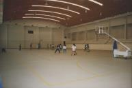 Jogo de basquetebol no Complexo Desportivo Municipal, João <span class="hilite">Carlos</span> Cifuentes, de Monte Abraão.