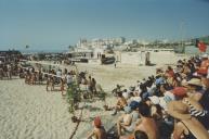 Programa de animação de praia, na Praia das Maçãs, organizado pelo Gabinete da juventude da Câmara Municipal de Sintra.