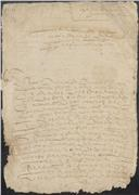 Tombo dos bens legados em capela por Maria Duarte, moradora em Coutinho Afonso.