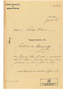 Construção de um armazém na Travessa João de Deus em Sintra em nome de Estevão de Vasconcelos, com o Processo nº OB 354/1920, com a licença de construção nº 159 de 22/09/1920.