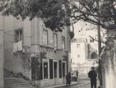 Armazéns Silvestre na atual rua Visconde de Monserrate na vila de Sintra.