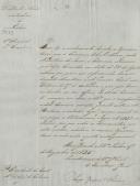 Ofício dirigido ao presidente da Câmara Municipal de Colares proveniente de Olímpio Joaquim de Oliveira, secretário geral do governo civil de Lisboa, a propósito de uma certidão legal onde consta ter-se pago o património régio até 1832.