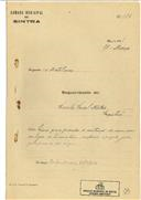 Construção de moradia em Montelavar em nome de Bazilio Pardal Monteiro, com o Processo nº OB 114/1921, com a licença de construção nº 42 de 08/04/1921.