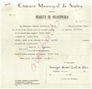 Registo de velocípede com o nº 8583, em nome de Domingos Manuel Duarte da Silva, morador em Campo Raso.