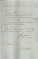 Mandados de pagamento referentes ao ano económico de 1851-1852, passados pelo presidente da câmara municipal de Belas, ao tesoureiro do concelho.