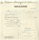Registo de velocípede com o nº 4678, em nome de Domingos Fernandes Filipe, morador em Gouveia.