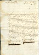 Declaração de pagamento de Custódio Francisco e José António marinheiros embarcados no navio Santíssimo Sacramento e Nossa Senhora da Arrábida com destino ao Rio de Janeiro.
