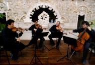 Concerto com Sine Nomine Quartet, durante o Festival de Música de Sintra, na Quinta da Regaleira.