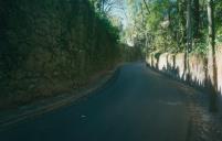 Uma estrada em Sintra.