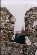 Palácio da Pena visto a partir das muralhas do Castelo dos Mouros.