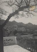 Vista Parcial da Vila, com o Palácio Nacional de Sintra e o edifício da Câmara Municipal de Sintra.