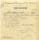 Registo de velocípede de marca Império, com o nº 6439, em nome de António Marques da Silva, morador em Aruil de Baixo.