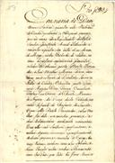 Instrumento de venda de 2 casas, terras, serrado e um pomar em Ranholas, junto ao caminho de Vale de Porcos, feita por Bento Fernandes e sua mulher, Maria Rosa, a Francisco Higino Dias Pereira, morador em Lisboa.