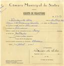 Registo de velocípede de marca Davy, com o nº 6357, em nome de Valeriano da Silva, morador em Almornos.