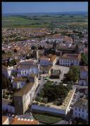 Sé, Museu, Biblioteca, Templo Romano e Casa Cadaval com a Torre das Cinco Quinas 