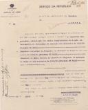 Ofício do Presidente da Comissão da Junta Geral do Distrito de Lisboa, ao Administrador do Concelho de Sintra, referente aos processos de contas de receita e despesa da Associação dos Irmãos Hospitaleiros de S. João de Deus -Quinta do Telhal, do ano económico de 1927/1928, Irmandade das Almas, da Freguesia de Almargem do Bispo do ano económico de 1928/1929 e Irmandade de Nossa Senhora da Piedade, da freguesia de Almargem do Bispo do ano económico de 1928/1929.