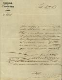 Ofício do Comissariado da Divisão Policial de Lisboa, J. António Maria de Noronha, ao Administrador do Concelho de Sintra, referente à queixa de Augusto Alves da Cunha, contra Joaquim Bento.