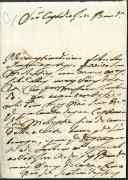 Carta dirigida a Custódio José Bandeira.