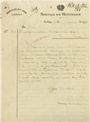 Ofício dirigido ao Administrador do Concelho de Sintra, proveniente do Administrador do 2º Bairro de Lisboa, Vasco [...], comunicando que António Madeira vendeu uma espingarda a Quirino António Franco.