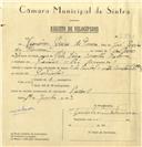Registo de velocípede de marca Cicles Pombal, com o nº 6470, em nome de Francisco Pereira da Fonseca, morador em Paiões.