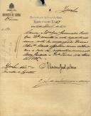 Ofício do Secretário Geral Interino da 2ª Repartição do Governo Civil de Lisboa, C. J. de Lacerda e M. , ao Administrador do Concelho de Sintra, solicitando uma nota dos empregados dessa administração tanto efetivos como adidos, com a data da respetiva nomeação.                        