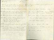Reclamação de José Francisco Mexas e Maria Joaquina, moradores em Almoçageme, a favor de seu filho Manuel por ter sido sorteado com número 28 no ano de 1873.