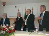 Lançamento do livro a "Escola do meu Mundo" da autoria de João Barreto, com a presença do Presidente da Câmara Municipal de Sintra, Fernando Seara, na sala Vergílio Ferreira, na Biblioteca Municipal de Sintra.