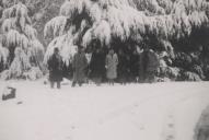 Um Nevão no convento dos Capuchos na serra de Sintra.