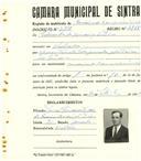 Registo de matricula de carroceiro de 2 ou mais animais em nome de Eduardo da Conceição Dias, morador na Chilreira, com o nº de inscrição 2357.