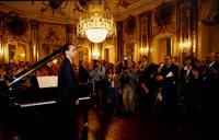 Concerto de piano de Pedro Burmester, na sala da música no Palácio Nacional de Queluz, durante o Festival de Música de Sintra.