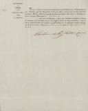 Circular dirigida ao presidente da Câmara Municipal de Colares proveniente do ministro do reino, António de Azevedo Melo Carvalho, comunicando o nascimento de um Infante.
