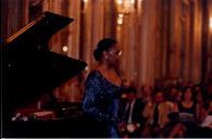 Concerto de Barbara Hendricks e Roland Pöntinen, durante o festival de música de Sintra na sala da música, no Palácio Nacional de Queluz.