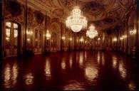 Sala de música no Palácio Nacional de Queluz.